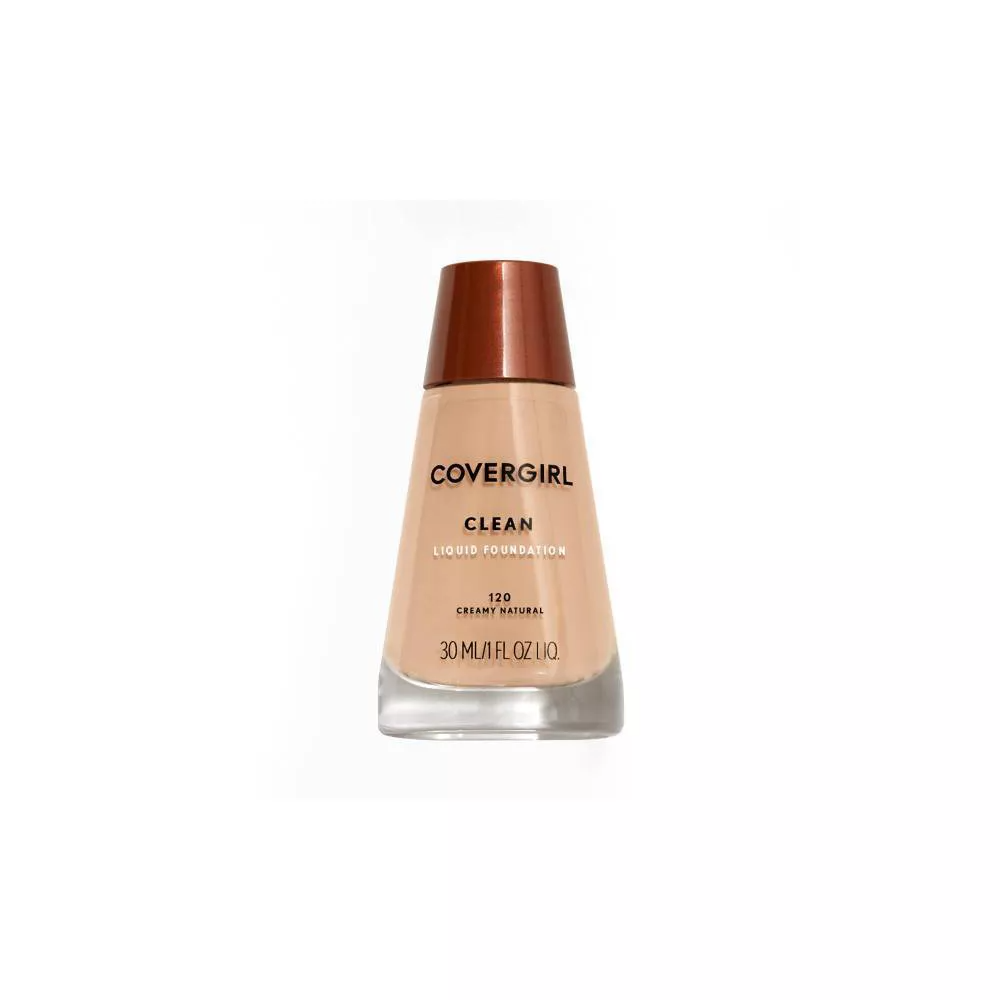 Covergirl Clean Liquid Makeup 120, Creamy Natural, 1 Oz